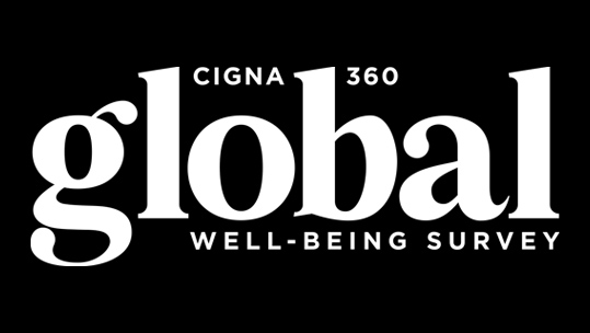 logo de l’enquête mondiale sur le bien-être de Cigna